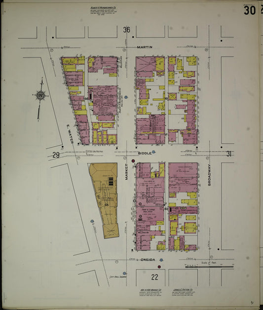 Sanborn Fire Insurance Map from Milwaukee, Milwaukee County, Wisconsin (1910), Sheet #0030 - Historic Sanborn Fire Insurance Map Print, vintage old map wall art, antique decor, genealogy gift, Wisconsin Wisconsin map