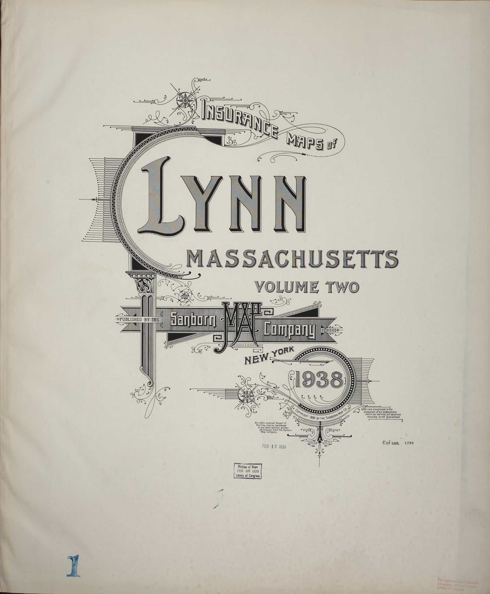 Sanborn Fire Insurance Map from Lynn, Essex County, Massachusetts (1938), Sheet #0001 - Complete Map Set gallery image, historic Sanborn map, vintage wall art, Massachusetts Massachusetts