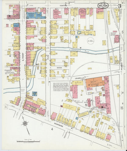 Sanborn Fire Insurance Map from Milton, Northumberland County, Pennsylvania (1918), Sheet #0003 - Complete Map Set gallery image, historic Sanborn map, vintage wall art, Pennsylvania Pennsylvania