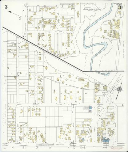 Sanborn Fire Insurance Map from Wahiawa, Honolulu County, Hawaii (1942), Sheet #0003 - Historic Sanborn Fire Insurance Map Print, vintage old map wall art, antique decor, genealogy gift, Hawaii Hawaii map