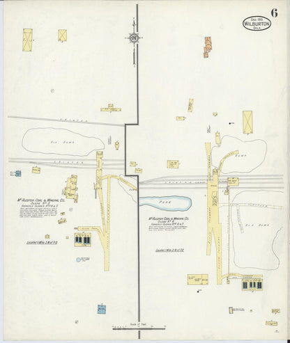 Sanborn Fire Insurance Map from Wilburton, Latimer County, Oklahoma (1913), Sheet #0006 - Complete Map Set gallery image, historic Sanborn map, vintage wall art, Oklahoma Oklahoma