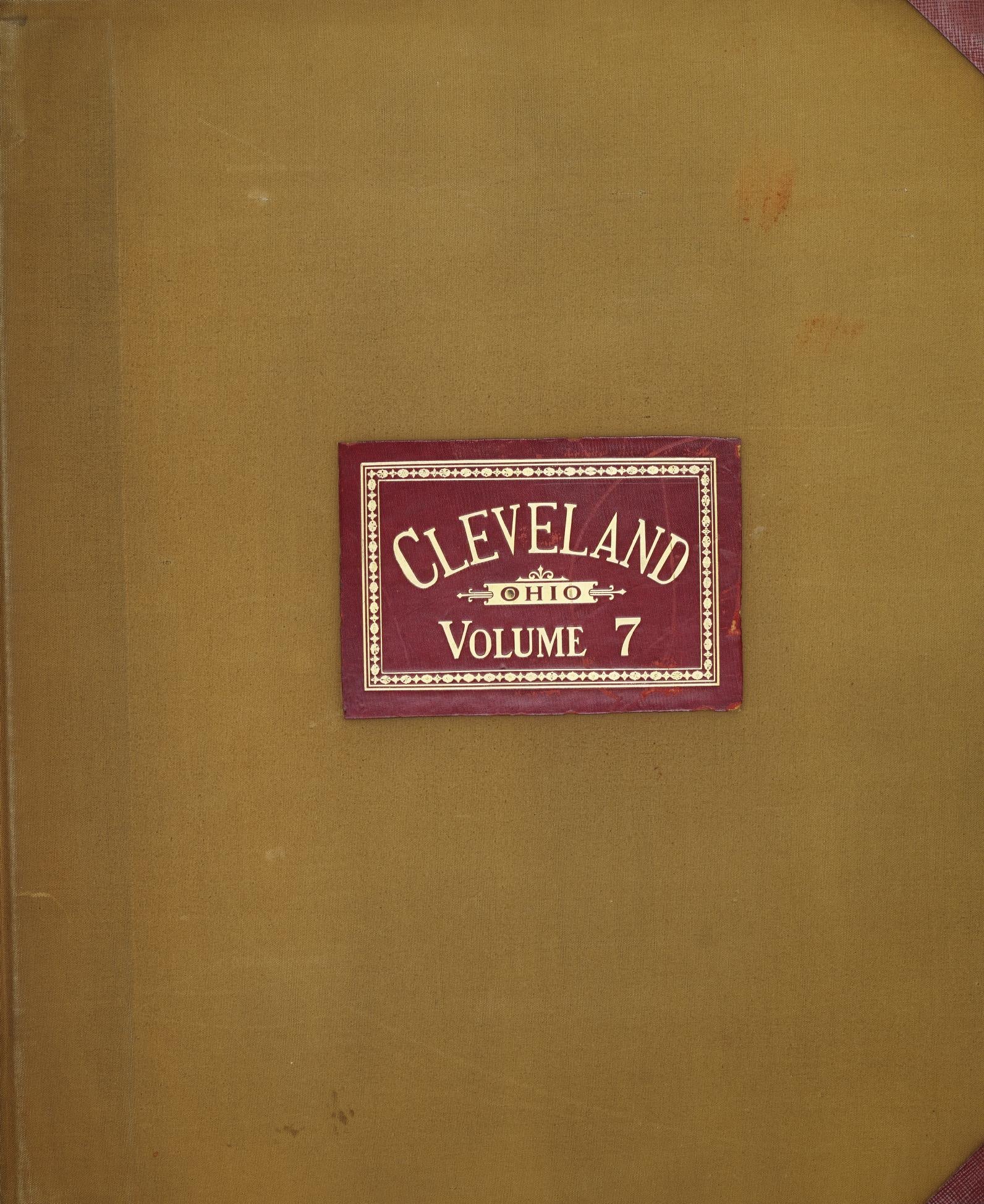 Sanborn Fire Insurance Map from Cleveland, Cuyahoga County, Ohio (1950), Sheet #0001 - Complete Map Set gallery image, historic Sanborn map, vintage wall art, Ohio Ohio