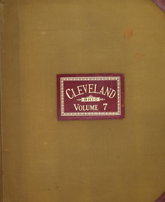 Sanborn Fire Insurance Map from Cleveland, Cuyahoga County, Ohio (1950), Sheet #0001 - Complete Map Set gallery image, historic Sanborn map, vintage wall art, Ohio Ohio