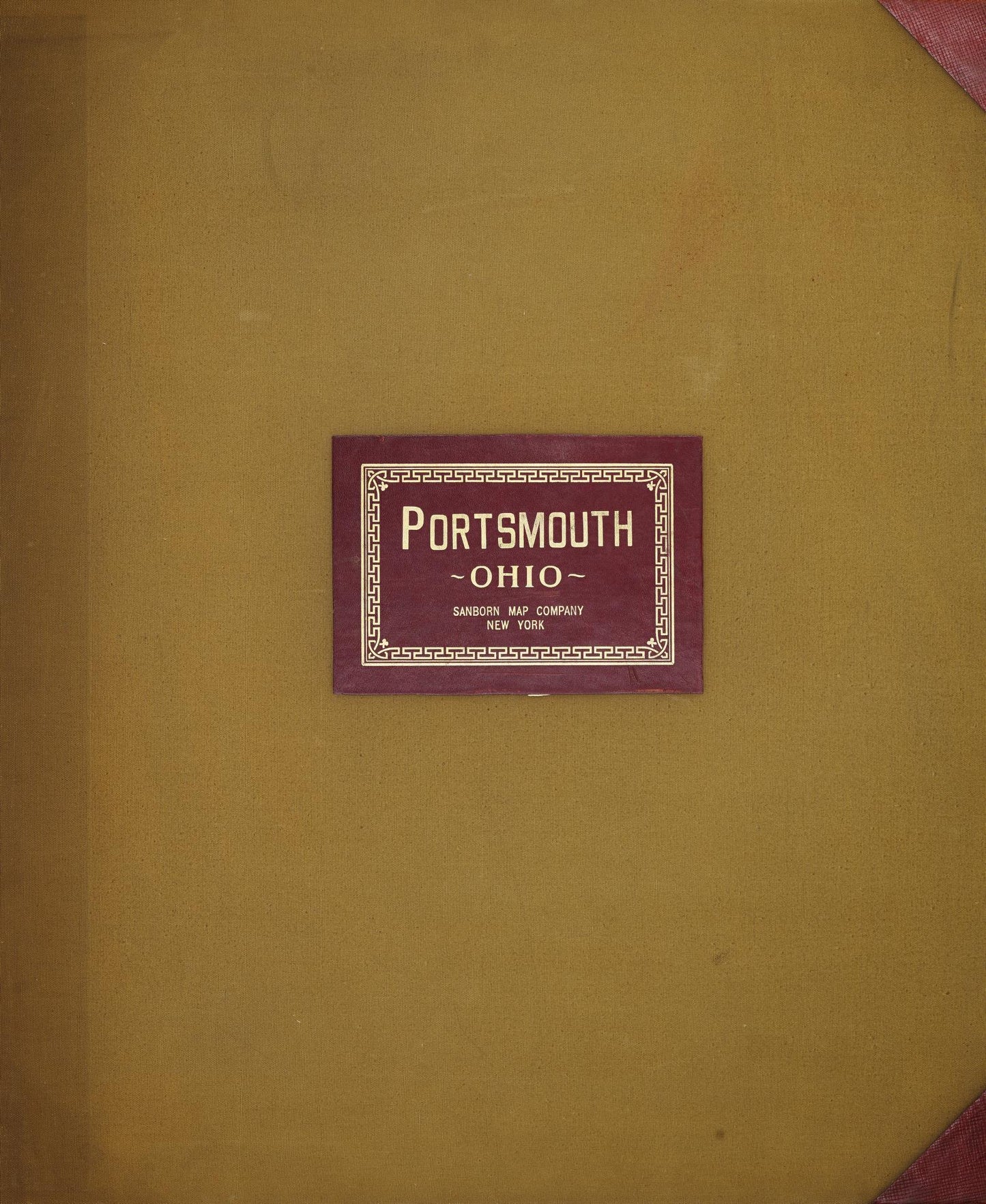 Sanborn Fire Insurance Map from Portsmouth, Scioto County, Ohio (1950), Sheet #0001 - Historic Sanborn Fire Insurance Map Print, vintage old map wall art, antique decor, genealogy gift, Ohio Ohio map