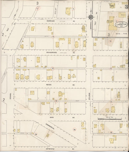 Sanborn Fire Insurance Map from Carnation, King County, Washington (1930), Sheet #0003 - Complete Map Set gallery image, historic Sanborn map, vintage wall art, Washington Washington