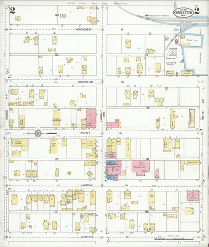 Sanborn Fire Insurance Map from Charleston, Kitsap County, Washington (1925), Sheet #0002 - Complete Map Set gallery image, historic Sanborn map, vintage wall art, Washington Washington