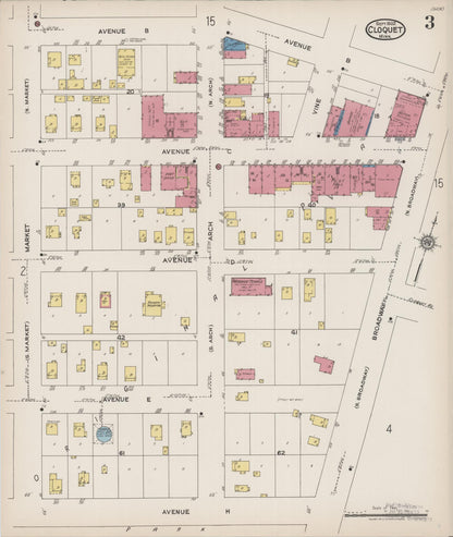 Sanborn Fire Insurance Map from Cloquet, Carlton County, Minnesota (1922), Sheet #0003 - Complete Map Set gallery image, historic Sanborn map, vintage wall art, Minnesota Minnesota