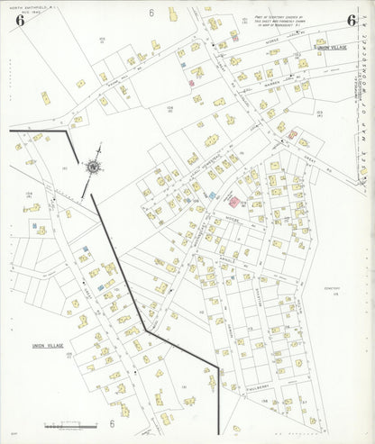 Sanborn Fire Insurance Map from North Smithfield, Providence County, Rhode Island (1940), Sheet #0006 - Complete Map Set gallery image, historic Sanborn map, vintage wall art, Rhode Island Rhode Island
