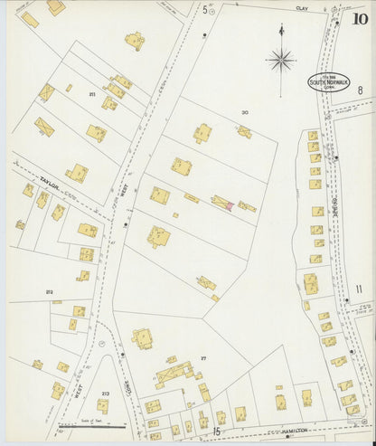 Sanborn Fire Insurance Map from South Norwalk, Fairfield County, Connecticut (1906), Sheet #0010 - Complete Map Set gallery image, historic Sanborn map, vintage wall art, Connecticut Connecticut