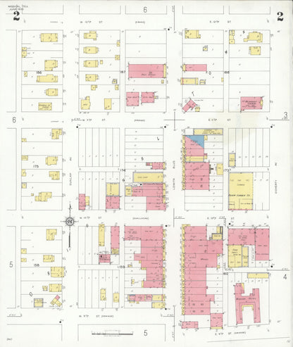 Sanborn Fire Insurance Map from Mission, Hidalgo County, Texas (1933), Sheet #0002 - Historic Sanborn Fire Insurance Map Print, vintage old map wall art, antique decor, genealogy gift, Texas Texas map