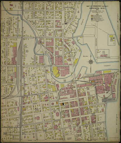 Sanborn Fire Insurance Map from Kenosha, Kenosha County, Wisconsin. (1918), Sheet 3