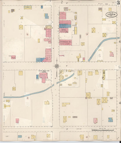 Sanborn Fire Insurance Map from Fairview, Sanpete County, Utah (1931), Sheet #0003 - Complete Map Set gallery image, historic Sanborn map, vintage wall art, Utah Utah