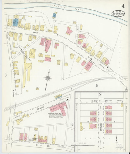 Sanborn Fire Insurance Map from Birdsboro, Berks County, Pennsylvania (1912), Sheet #0004 - Complete Map Set gallery image, historic Sanborn map, vintage wall art, Pennsylvania Pennsylvania