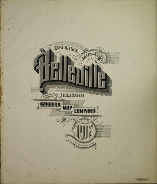 Sanborn Fire Insurance Map from Belleville, Saint Clair County, Illinois. (1917) – Map View