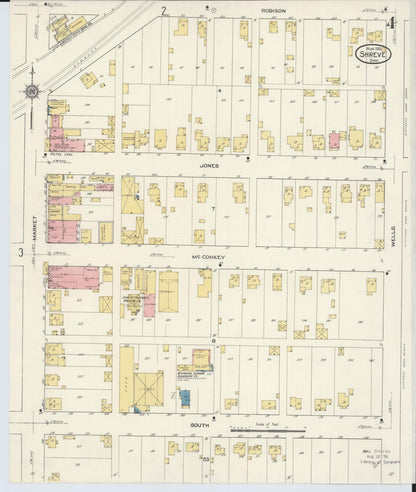 Sanborn Fire Insurance Map from Shreve, Wayne County, Ohio (1913), Sheet #0004 - Complete Map Set gallery image, historic Sanborn map, vintage wall art, Ohio Ohio