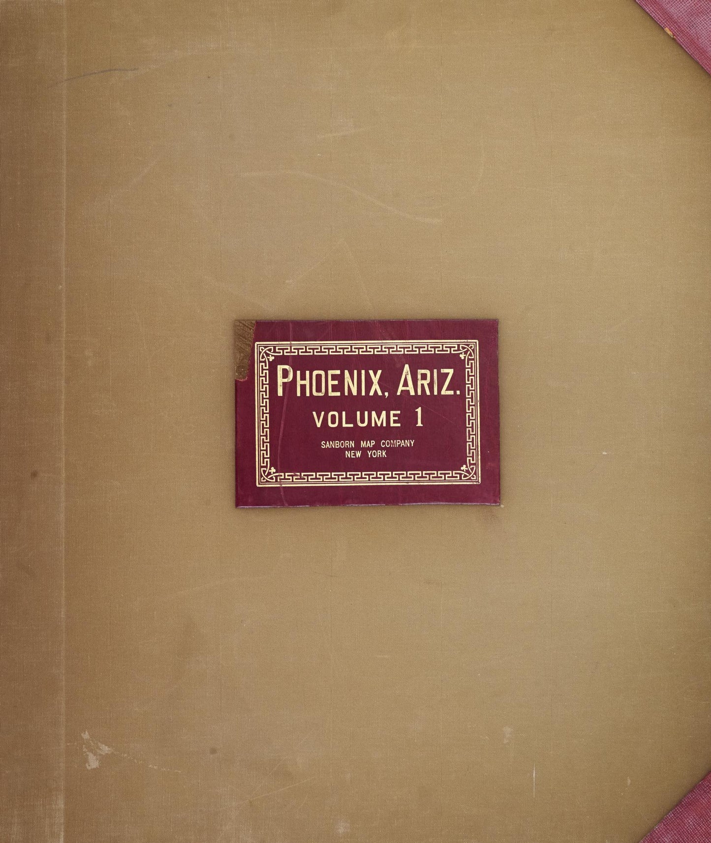 Sanborn Fire Insurance Map from Phoenix, Maricopa County, Arizona (1949), Sheet #0001 - Historic Sanborn Fire Insurance Map Print, vintage old map wall art, antique decor, genealogy gift, Arizona Arizona map