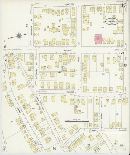 Sanborn Fire Insurance Map from Carbondale, Lackawanna County, Pennsylvania (1912), Sheet #0017 - Complete Map Set gallery image, historic Sanborn map, vintage wall art, Pennsylvania Pennsylvania