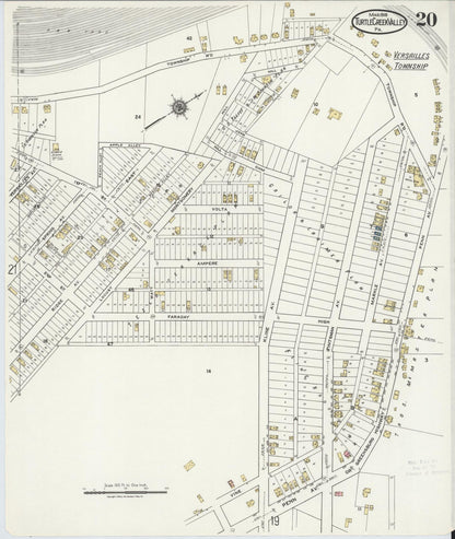 Sanborn Fire Insurance Map from Turtle Creek Valley, Allegheny County, Pennsylvania (1919), Sheet #0020 - Complete Map Set gallery image, historic Sanborn map, vintage wall art, Pennsylvania Pennsylvania