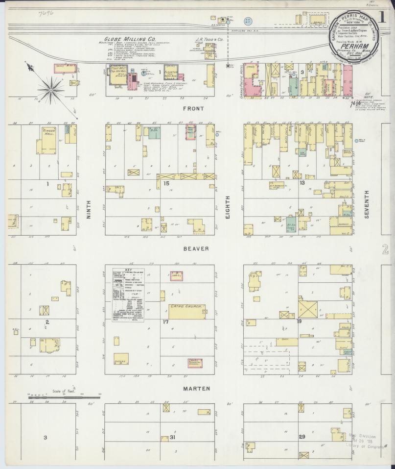 Sanborn Fire Insurance Map from Perham, Otter Tail County, Minnesota. (1895) – Map View