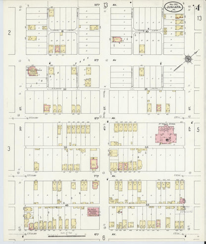 Sanborn Fire Insurance Map from Juniata, Blair County, Pennsylvania (1910), Sheet #0004 - Complete Map Set gallery image, historic Sanborn map, vintage wall art, Pennsylvania Pennsylvania