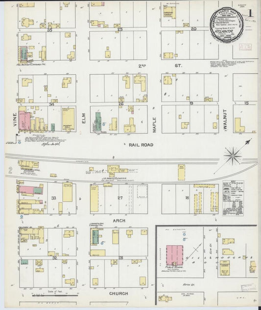 Sanborn Fire Insurance Map from Atlanta, Logan County, Illinois. (1892) – Map View