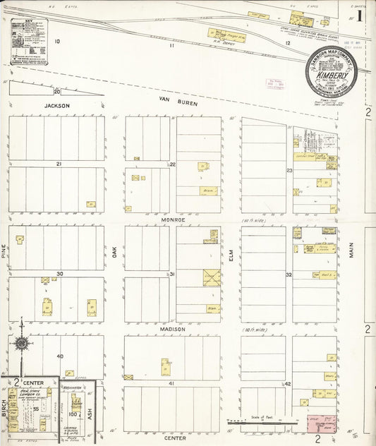 Sanborn Fire Insurance Map from Kimberly, Twin Falls County, Idaho. (1911) – Historic Sanborn Fire Insurance Map Print