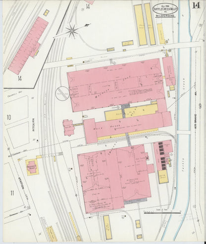Sanborn Fire Insurance Map from Turtle Creek Valley, Allegheny County, Pennsylvania (1906), Sheet #0014 - Complete Map Set gallery image, historic Sanborn map, vintage wall art, Pennsylvania Pennsylvania