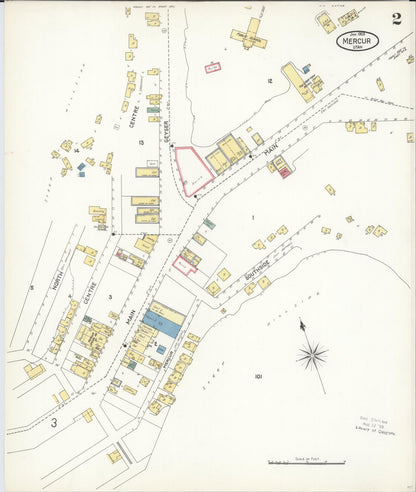 Sanborn Fire Insurance Map from Mercur, Toele County, Utah (1903), Sheet #0002 - Complete Map Set gallery image, historic Sanborn map, vintage wall art, Utah Utah
