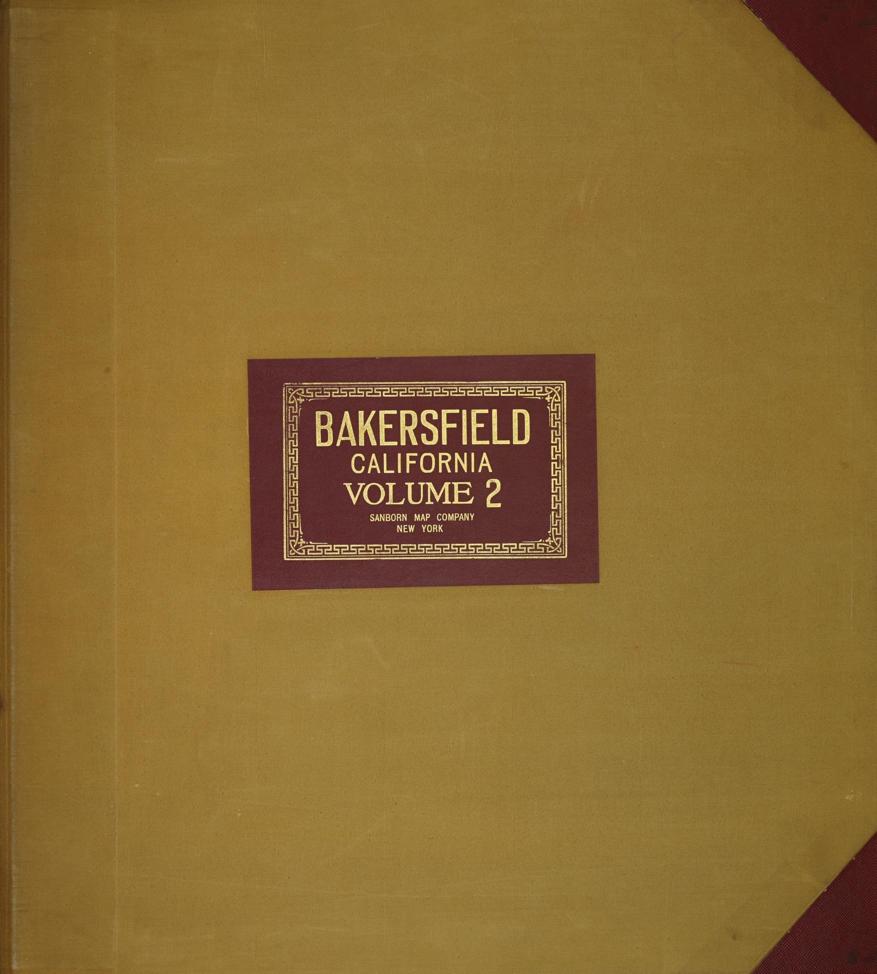 Sanborn Fire Insurance Map from Bakersfield, Kern County, California (1949), Sheet #0001 - Historic Sanborn Fire Insurance Map Print, vintage old map wall art, antique decor, genealogy gift, California California map