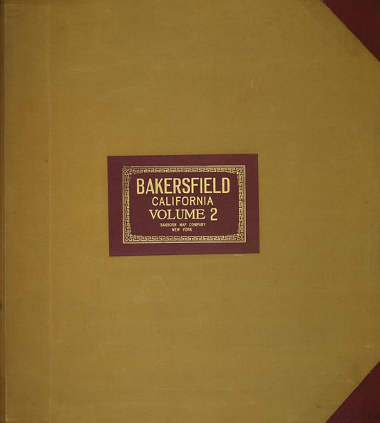 Sanborn Fire Insurance Map from Bakersfield, Kern County, California (1949), Sheet #0001 - Historic Sanborn Fire Insurance Map Print, vintage old map wall art, antique decor, genealogy gift, California California map