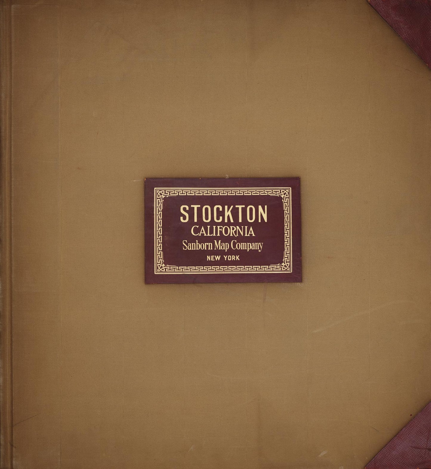 Sanborn Fire Insurance Map from Stockton, San Joaquin County, California (1950), Sheet #0001 - Complete Map Set gallery image, historic Sanborn map, vintage wall art, California California