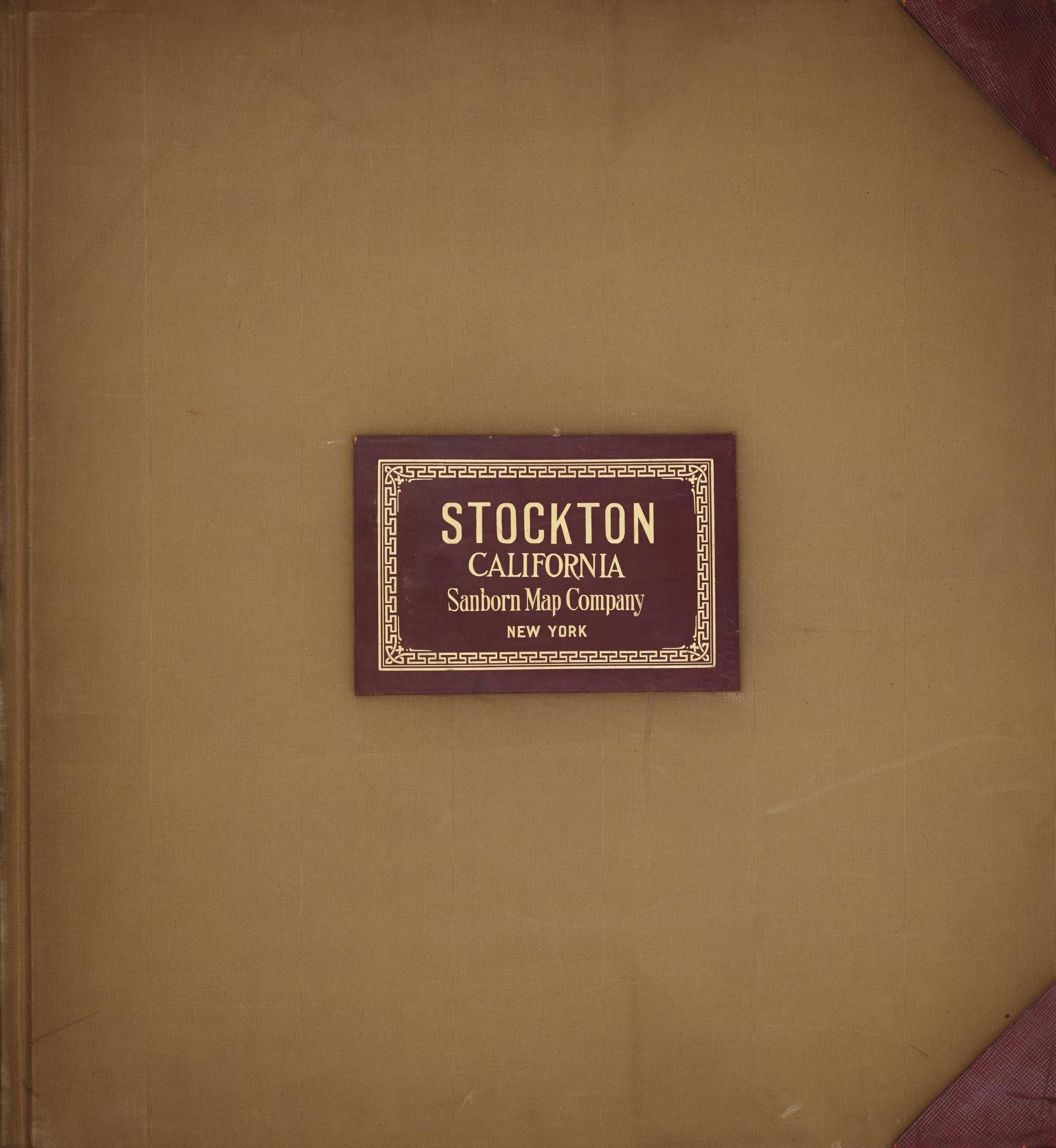 Sanborn Fire Insurance Map from Stockton, San Joaquin County, California (1950), Sheet #0001 - Complete Map Set gallery image, historic Sanborn map, vintage wall art, California California