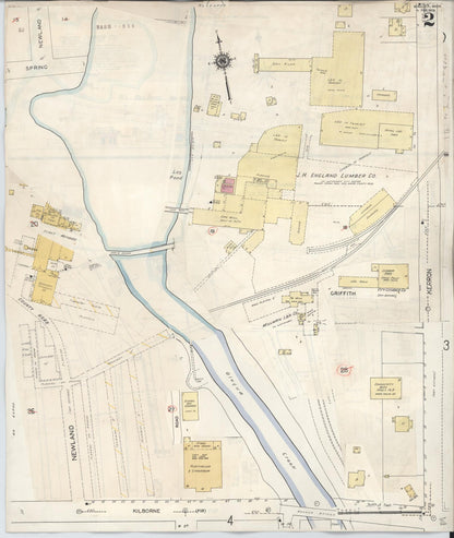 Sanborn Fire Insurance Map from Winlock, Lewis County, Washington (1942), Sheet #0002 - Complete Map Set gallery image, historic Sanborn map, vintage wall art, Washington Washington