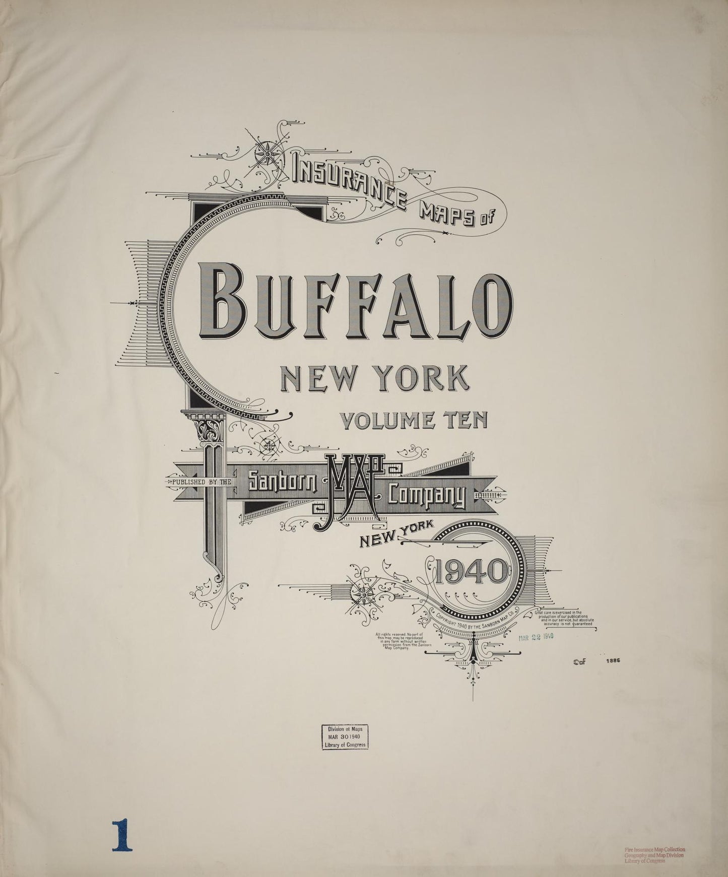 Sanborn Fire Insurance Map from Buffalo, Erie County, New York. (1940) – Historic Sanborn Fire Insurance Map Print