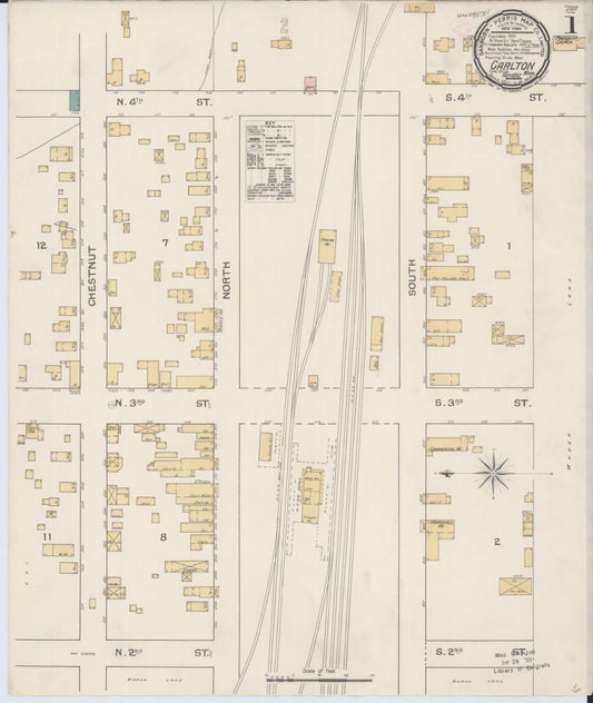 Sanborn Fire Insurance Map from Carlton, Carlton County, Minnesota. (1892) – Map View