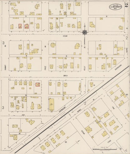 Sanborn Fire Insurance Map from Leavenworth, Chelan County, Washington (1921), Sheet #0002 - Complete Map Set gallery image, historic Sanborn map, vintage wall art, Washington Washington