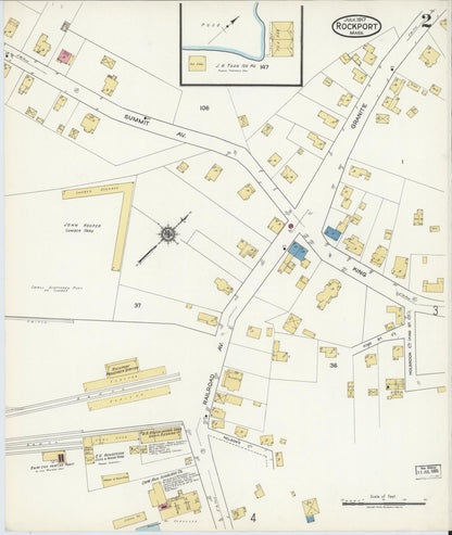 Sanborn Fire Insurance Map from Rockport, Essex County, Massachusetts (1917), Sheet #0002 - Complete Map Set gallery image, historic Sanborn map, vintage wall art, Massachusetts Massachusetts