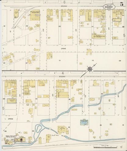Sanborn Fire Insurance Map from Skagway, Skagway-yakutat Census Division, Alaska (1914), Sheet #0005 - Complete Map Set gallery image, historic Sanborn map, vintage wall art, Alaska Alaska