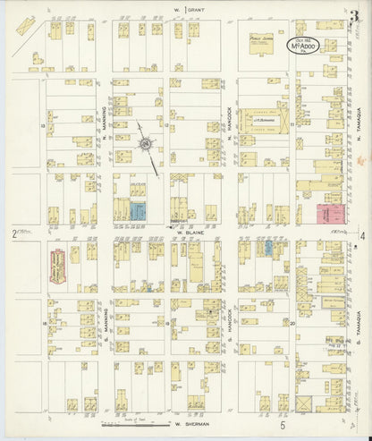 Sanborn Fire Insurance Map from McAdoo, Schuylkill County, Pennsylvania (1912), Sheet #0003 - Historic Sanborn Fire Insurance Map Print, vintage old map wall art, antique decor, genealogy gift, Pennsylvania Pennsylvania map