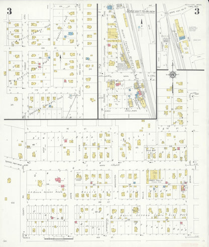 Sanborn Fire Insurance Map from Kenyon, Goodhue County, Minnesota (1933), Sheet #0003 - Complete Map Set gallery image, historic Sanborn map, vintage wall art, Minnesota Minnesota
