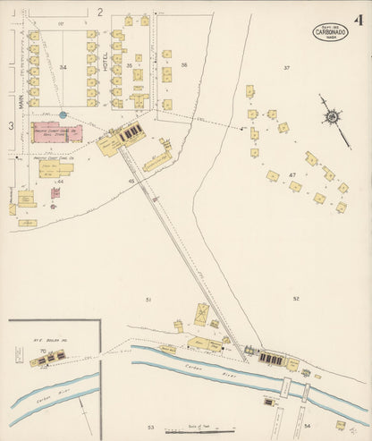 Sanborn Fire Insurance Map from Carbonado, Pierce County, Washington (1913), Sheet #0004 - Complete Map Set gallery image, historic Sanborn map, vintage wall art, Washington Washington