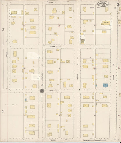 Sanborn Fire Insurance Map from Granite Falls, Snohomish County, Washington (1929), Sheet #0003 - Complete Map Set gallery image, historic Sanborn map, vintage wall art, Washington Washington