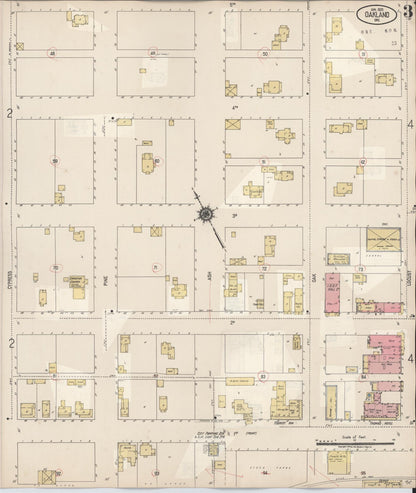 Sanborn Fire Insurance Map from Oakland, Douglas County, Oregon (1931), Sheet #0003 - Complete Map Set gallery image, historic Sanborn map, vintage wall art, Oregon Oregon