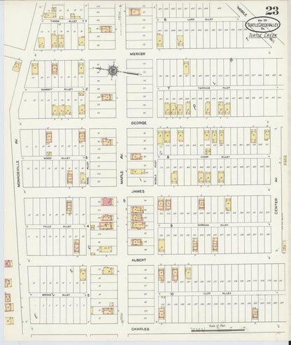 Sanborn Fire Insurance Map from Turtle Creek Valley, Allegheny County, Pennsylvania (1911), Sheet #0023 - Complete Map Set gallery image, historic Sanborn map, vintage wall art, Pennsylvania Pennsylvania