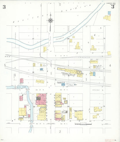 Sanborn Fire Insurance Map from Zumbrota, Goodhue County, Minnesota (1948), Sheet #0003 - Complete Map Set gallery image, historic Sanborn map, vintage wall art, Minnesota Minnesota