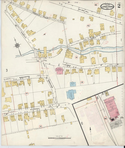 Sanborn Fire Insurance Map from Lonaconing, Allegany County, Maryland (1943), Sheet #0002 - Complete Map Set gallery image, historic Sanborn map, vintage wall art, Maryland Maryland