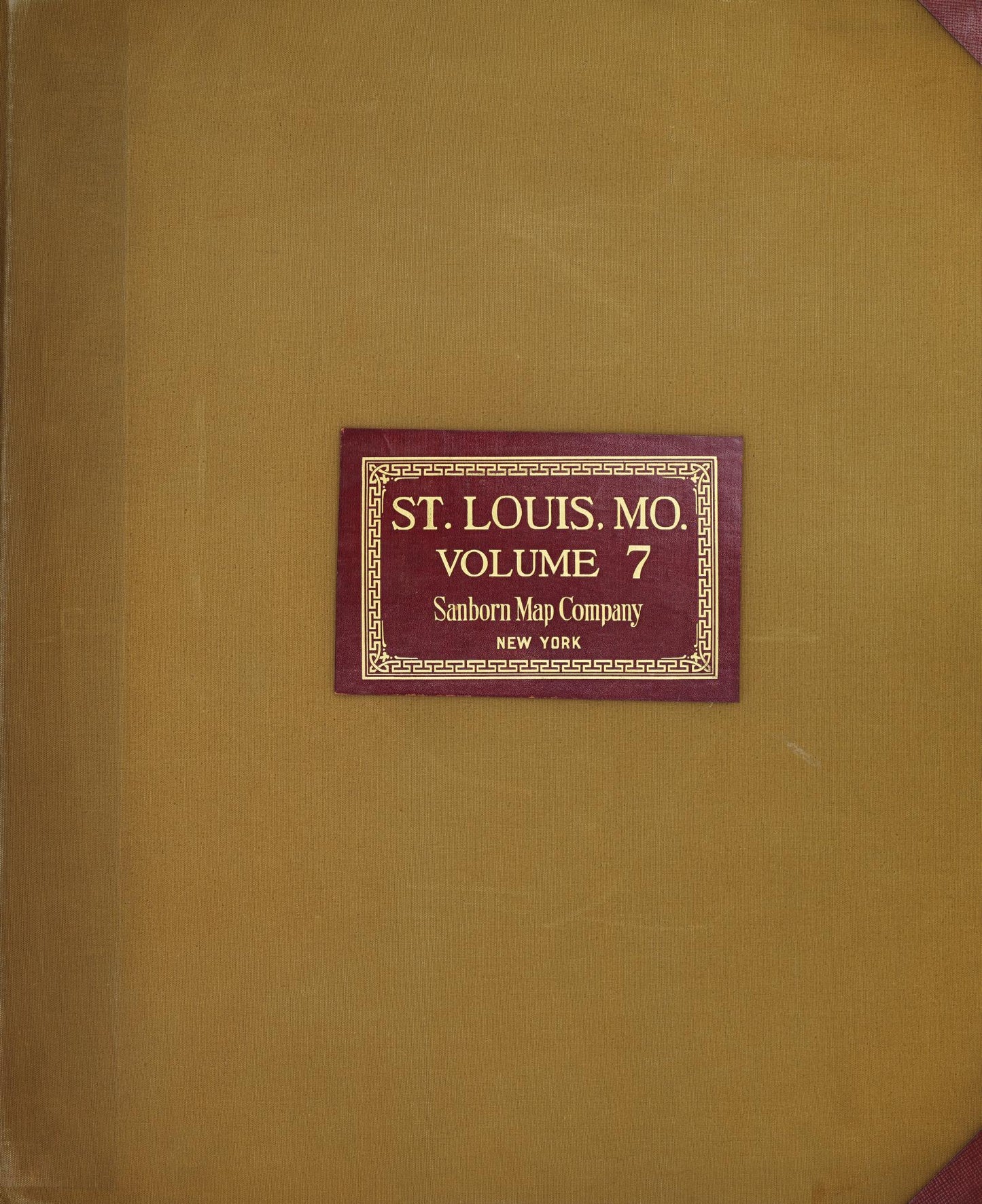Sanborn Fire Insurance Map from Saint Louis, Independent City, Missouri (1951), Sheet #0001 - Complete Map Set gallery image, historic Sanborn map, vintage wall art, Missouri Missouri
