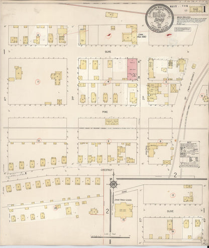 Sanborn Fire Insurance Map from Dryad, Lewis County, Washington (1930), Sheet #0001 - Complete Map Set gallery image, historic Sanborn map, vintage wall art, Washington Washington