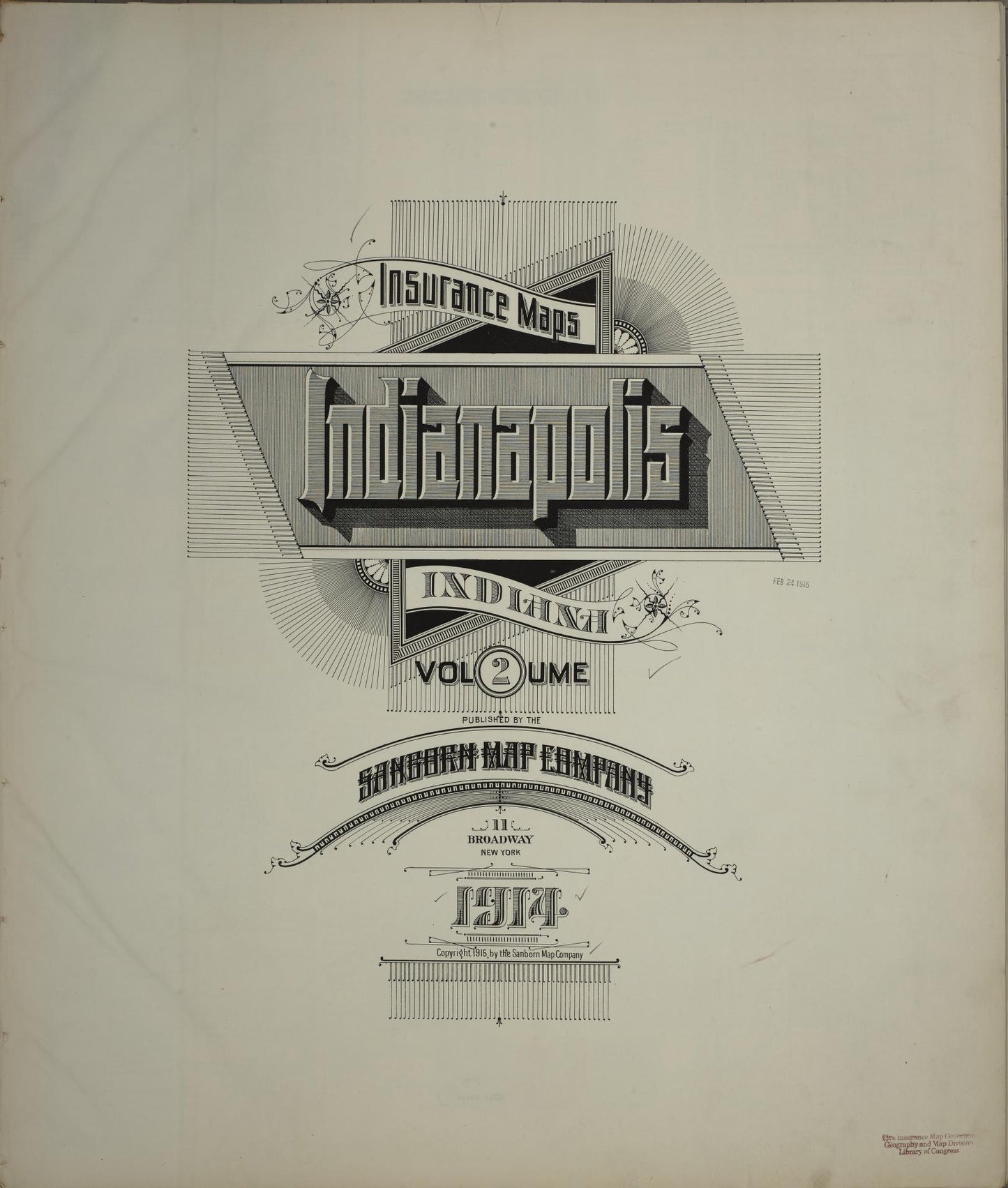 Sanborn Fire Insurance Map from Indianapolis, Marion County, Indiana (1914), Sheet #0001 - Complete Map Set gallery image, historic Sanborn map, vintage wall art, Indiana Indiana
