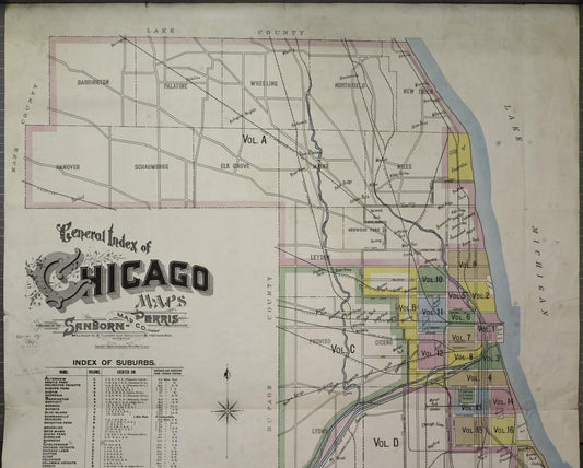 Sanborn Fire Insurance Map from Chicago, Cook County, Illinois. (1896) – Map View
